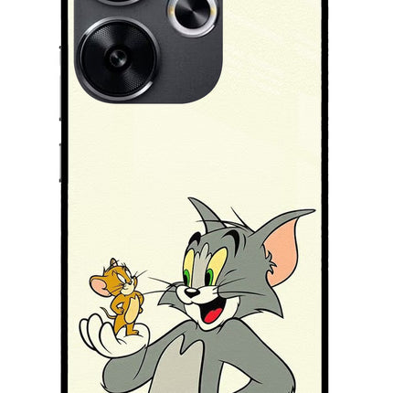 Tom & Jerry Poco F6 5G Glass Case