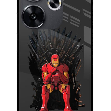 Ironman Throne Poco F6 5G Glass Case