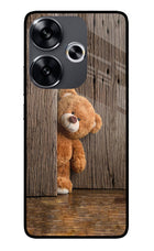 Teddy Wooden Poco F6 5G Glass Case