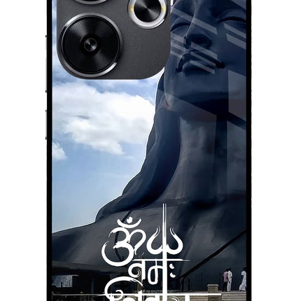 Om Namah Shivay Poco F6 5G Glass Case