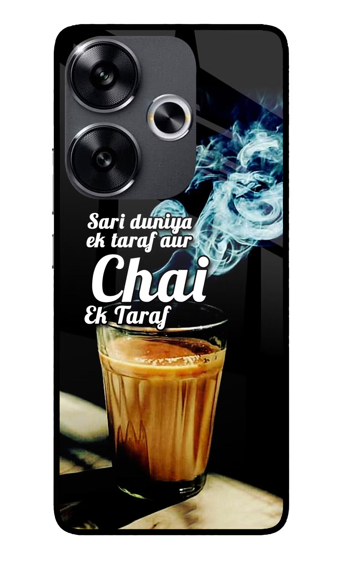 Chai Ek Taraf Quote Poco F6 5G Glass Case
