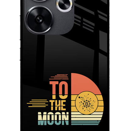 To the Moon Poco F6 5G Glass Case
