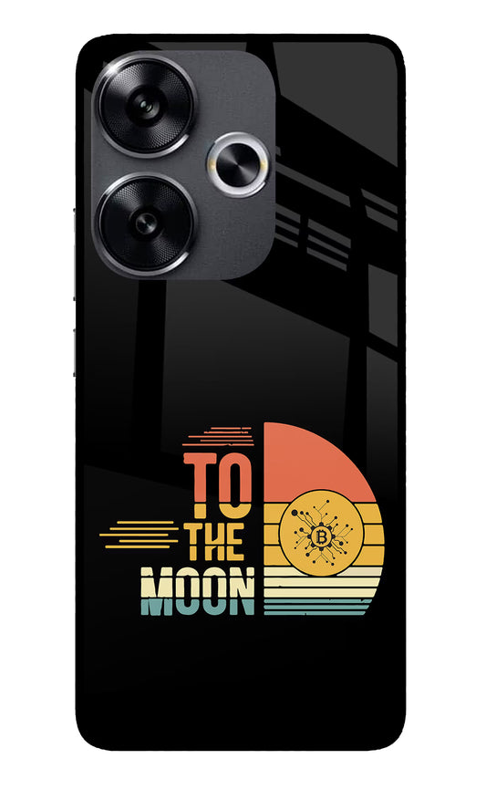 To the Moon Poco F6 5G Glass Case
