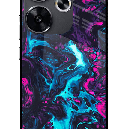 Abstract Poco F6 5G Glass Case