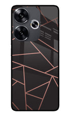 Geometric Pattern Poco F6 5G Glass Case