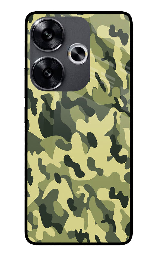 Camouflage Poco F6 5G Glass Case