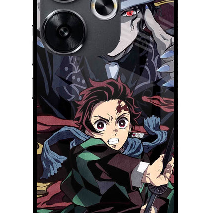 Demon Slayer Poco F6 5G Glass Case