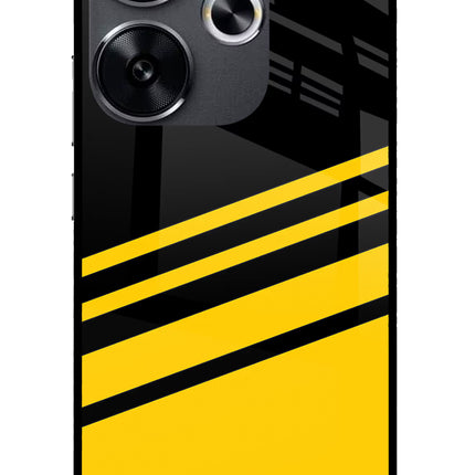 Yellow Shades Poco F6 5G Glass Case