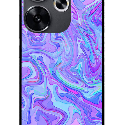 Glitter Poco F6 5G Glass Case