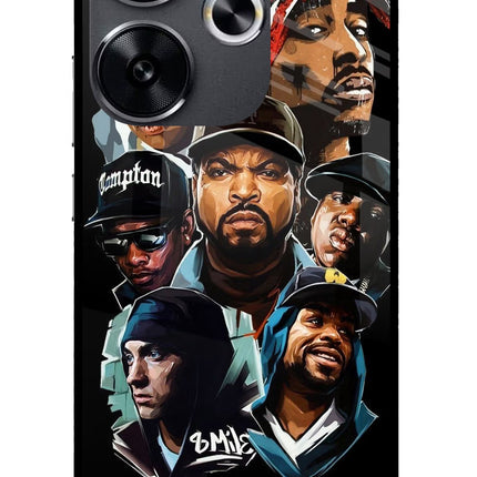 Rappers Poco F6 5G Glass Case