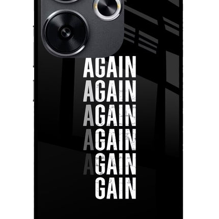 Again Again Gain Poco F6 5G Glass Case
