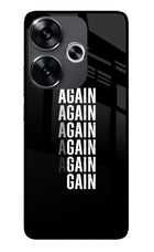 Again Again Gain Poco F6 5G Glass Case