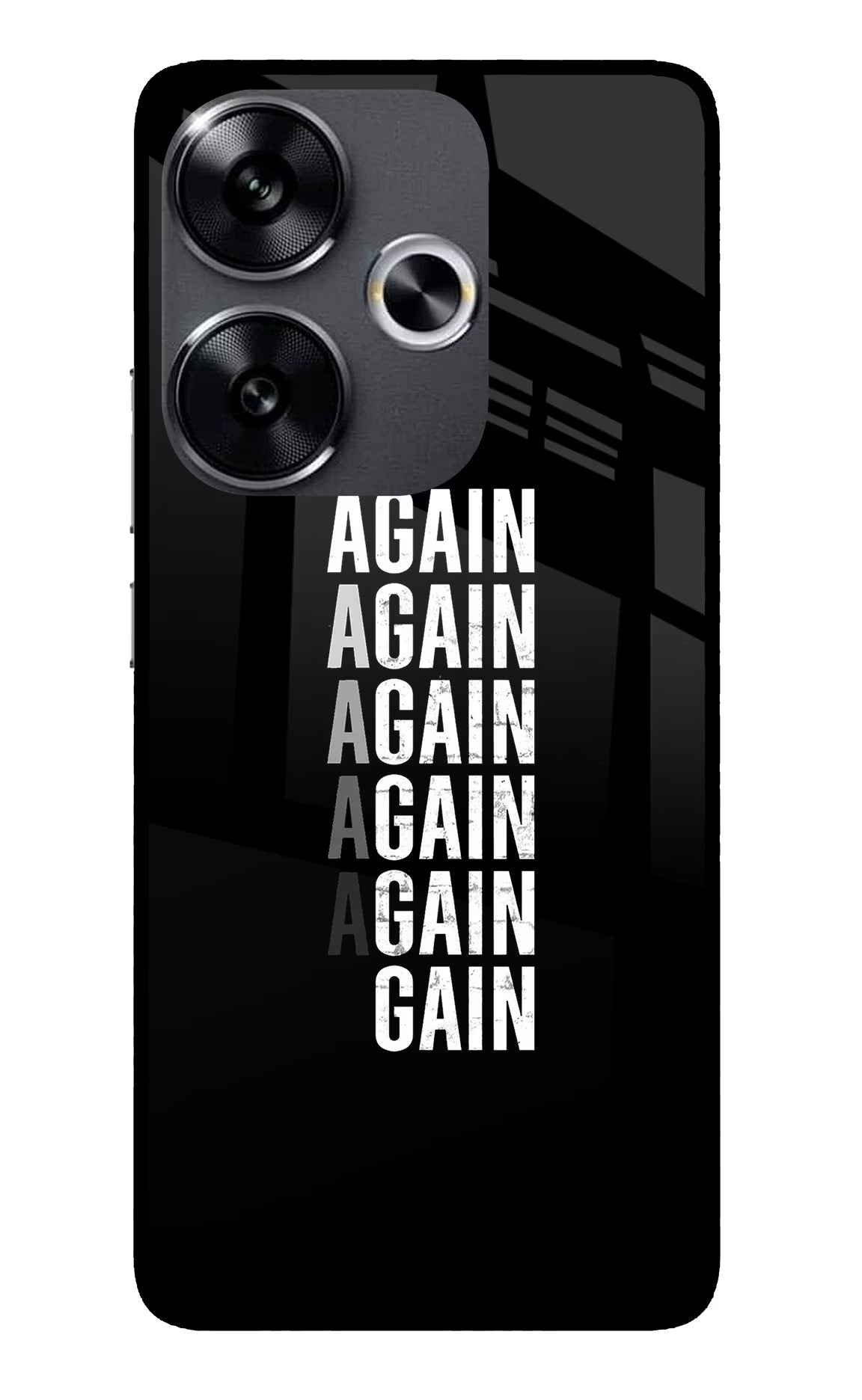 Again Again Gain Poco F6 5G Glass Case