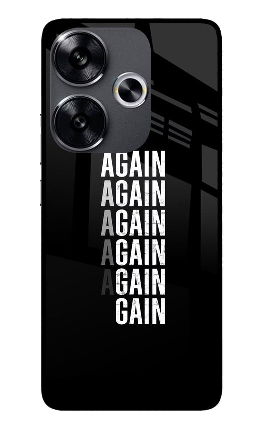 Again Again Gain Poco F6 5G Glass Case