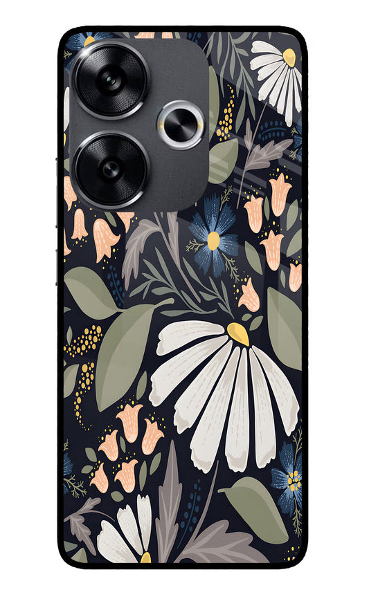 Flowers Art Poco F6 5G Glass Case