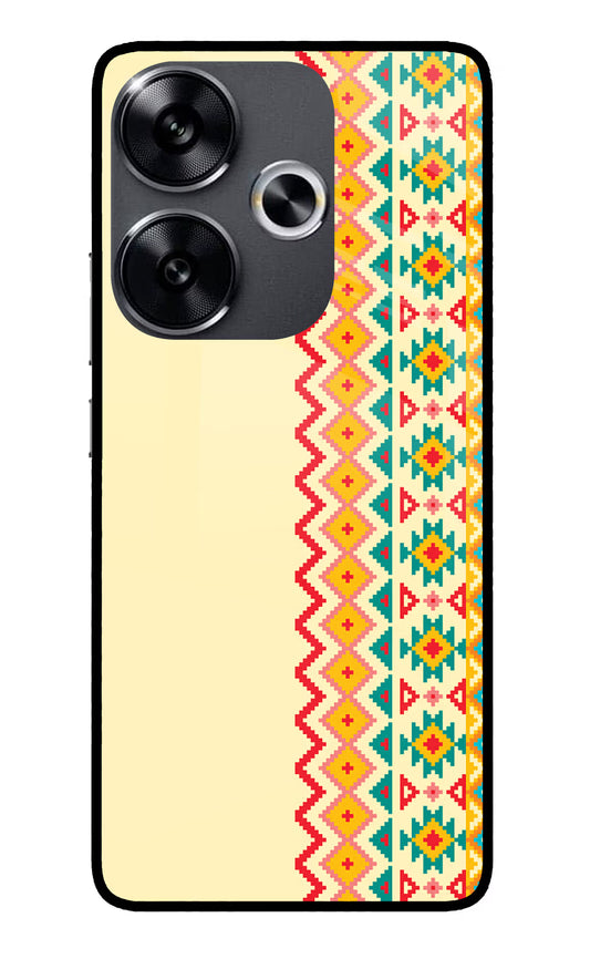Ethnic Seamless Poco F6 5G Glass Case
