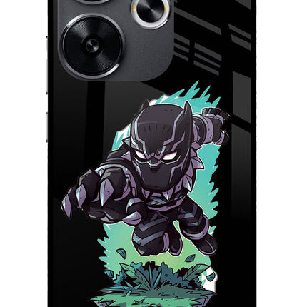 Black Panther Poco F6 5G Glass Case