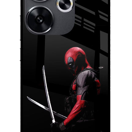 Deadpool Poco F6 5G Glass Case
