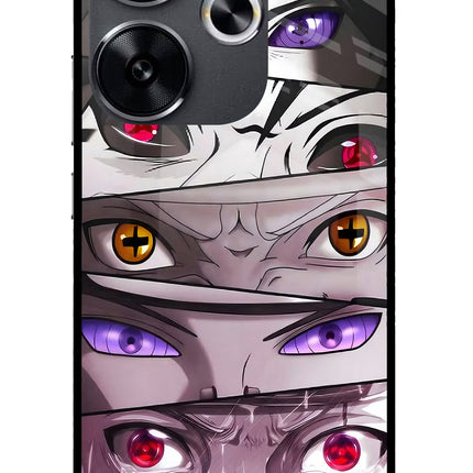 Naruto Anime Poco F6 5G Glass Case