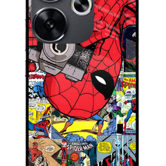 Spider Man Poco F6 5G Glass Case