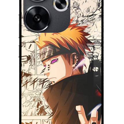 Pain Anime Poco F6 5G Glass Case
