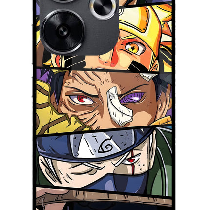 Naruto Character Poco F6 5G Glass Case