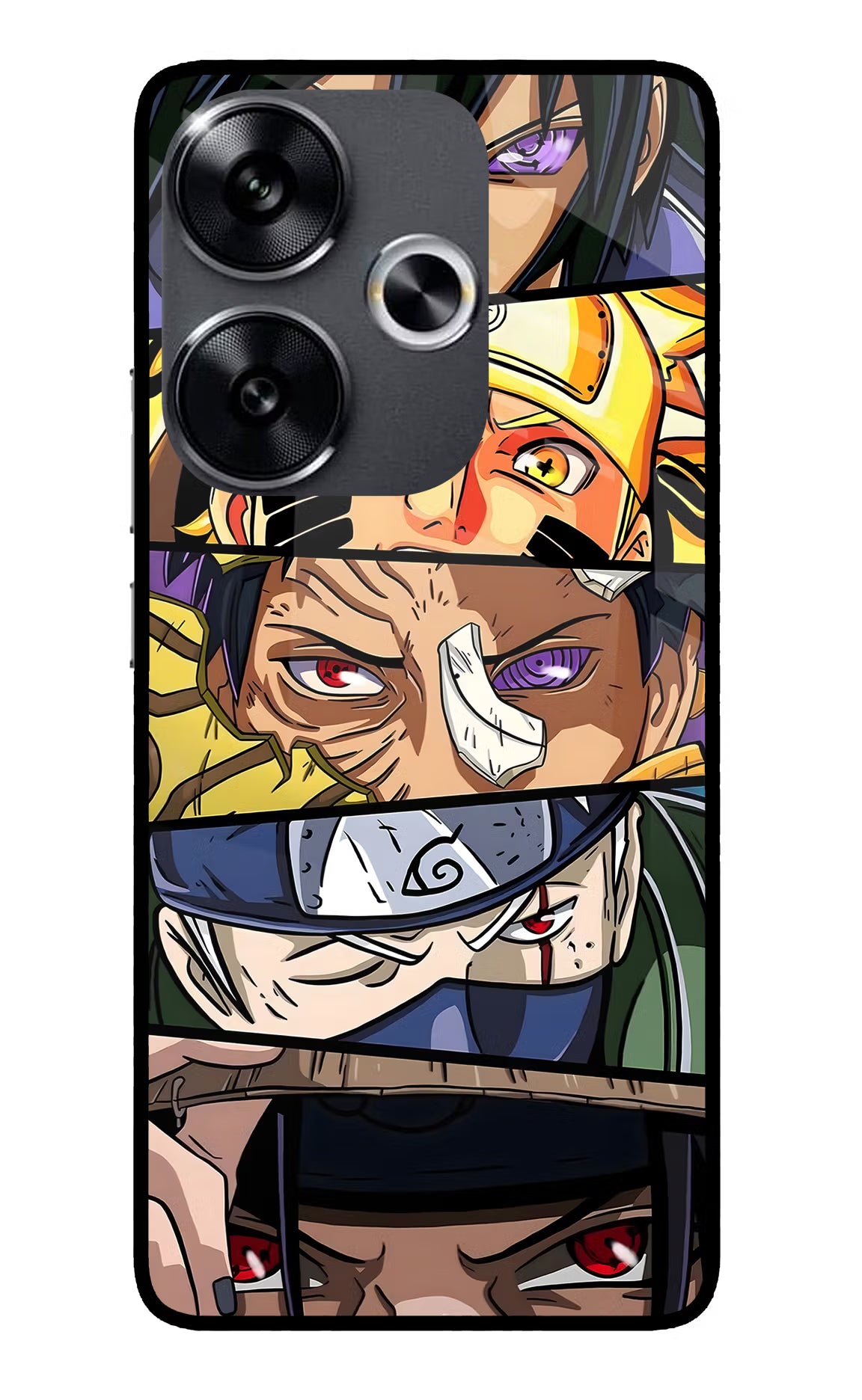 Naruto Character Poco F6 5G Glass Case