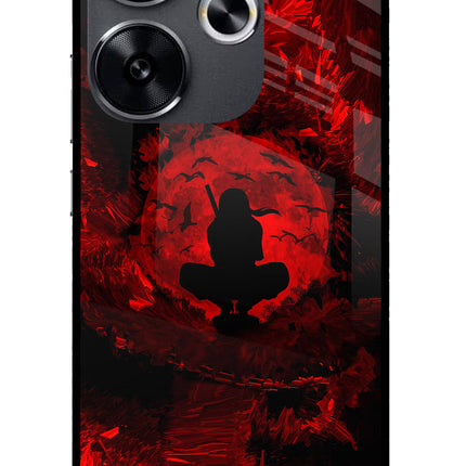 Itachi Uchiha Poco F6 5G Glass Case