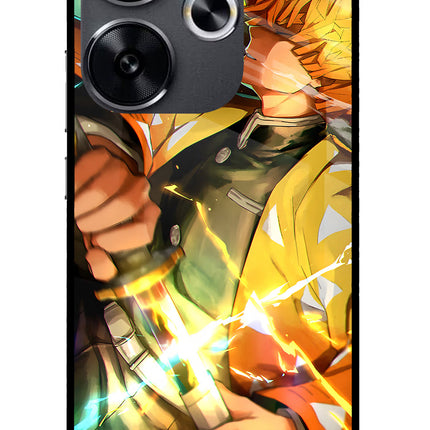 Demon Slayer Poco F6 5G Glass Case