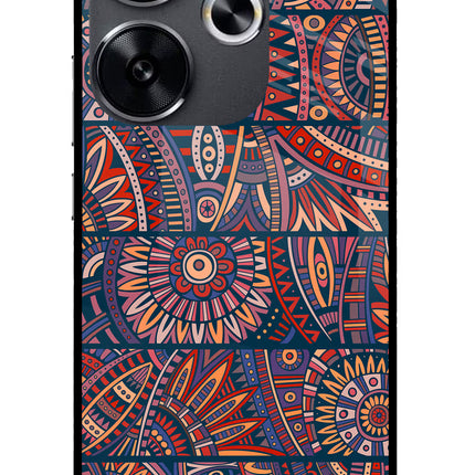African Culture Design Poco F6 5G Glass Case