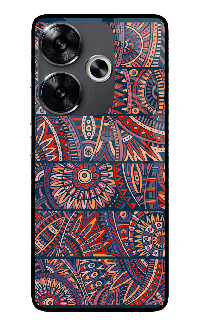 African Culture Design Poco F6 5G Glass Case