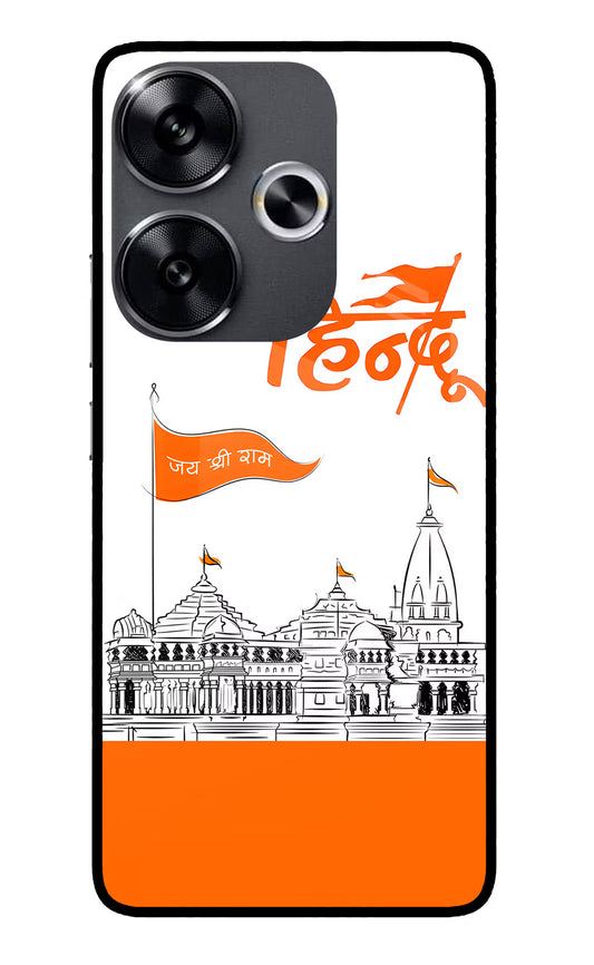 Jai Shree Ram Hindu Poco F6 5G Glass Case