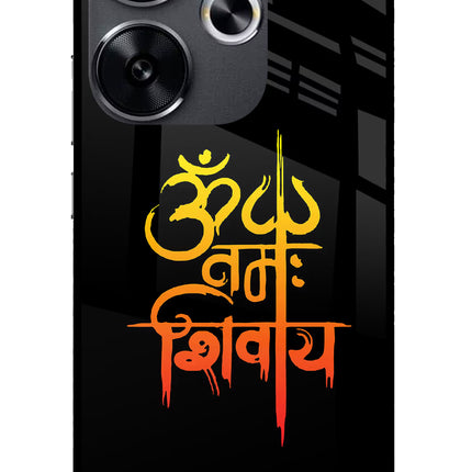 Om Namah Shivay Poco F6 5G Glass Case