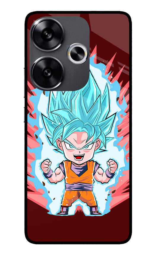 Goku Little Poco F6 5G Glass Case