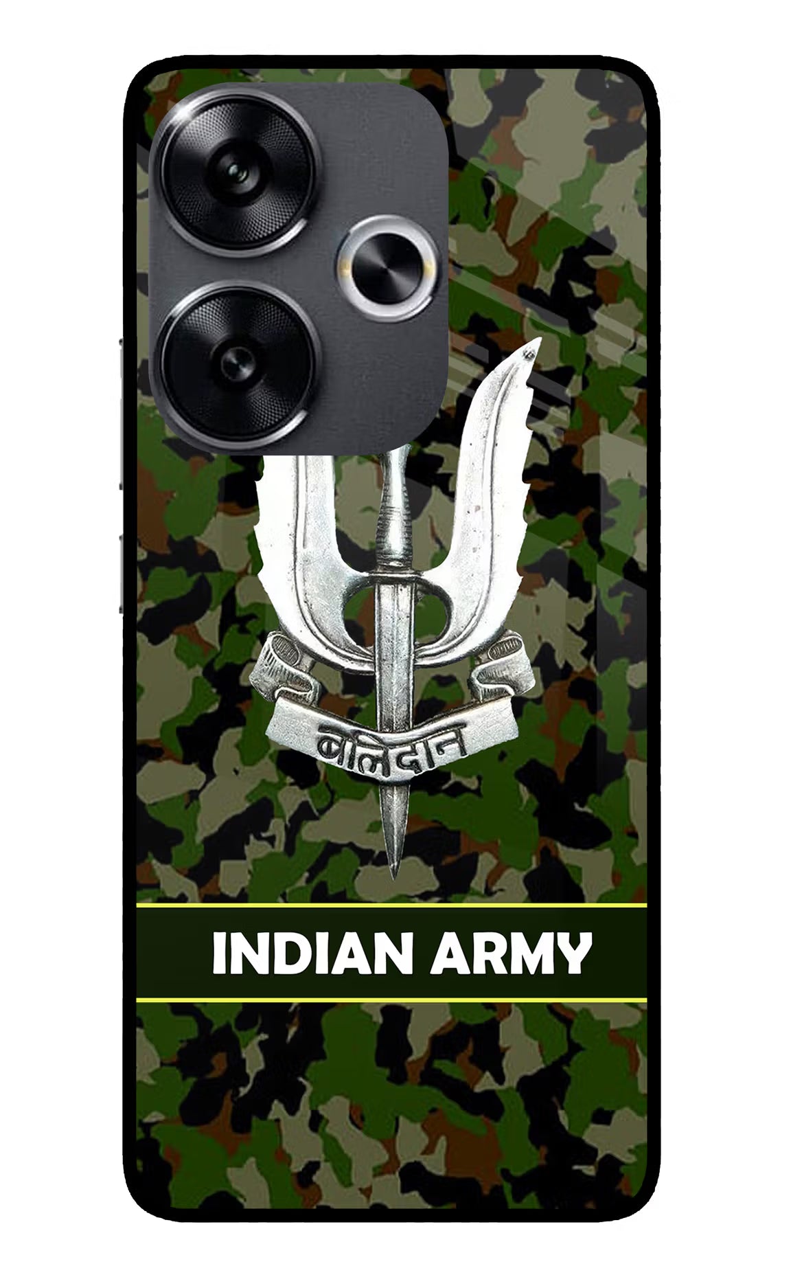 Balidan Indian Logo Poco F6 5G Glass Case