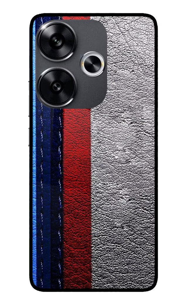 BMW Stripes Poco F6 5G Glass Case