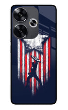 Captain America Marvel Art Poco F6 5G Glass Case