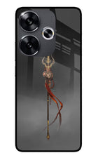 Shiv Trishul Poco F6 5G Glass Case