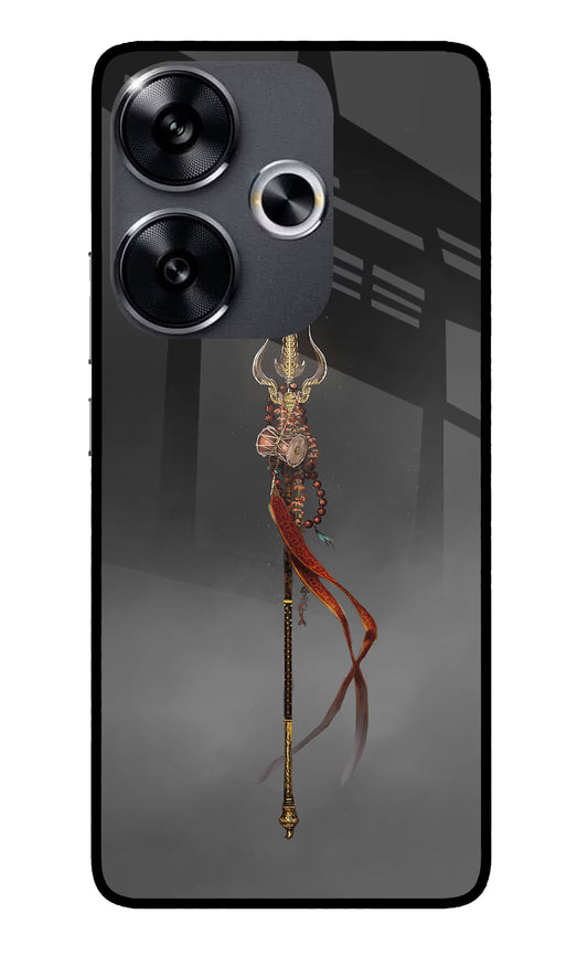 Shiv Trishul Poco F6 5G Glass Case