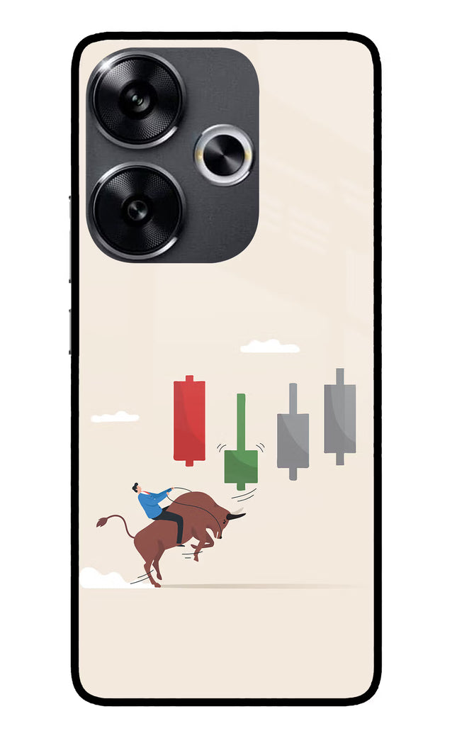 Bull Trading Momentum Poco F6 5G Glass Case