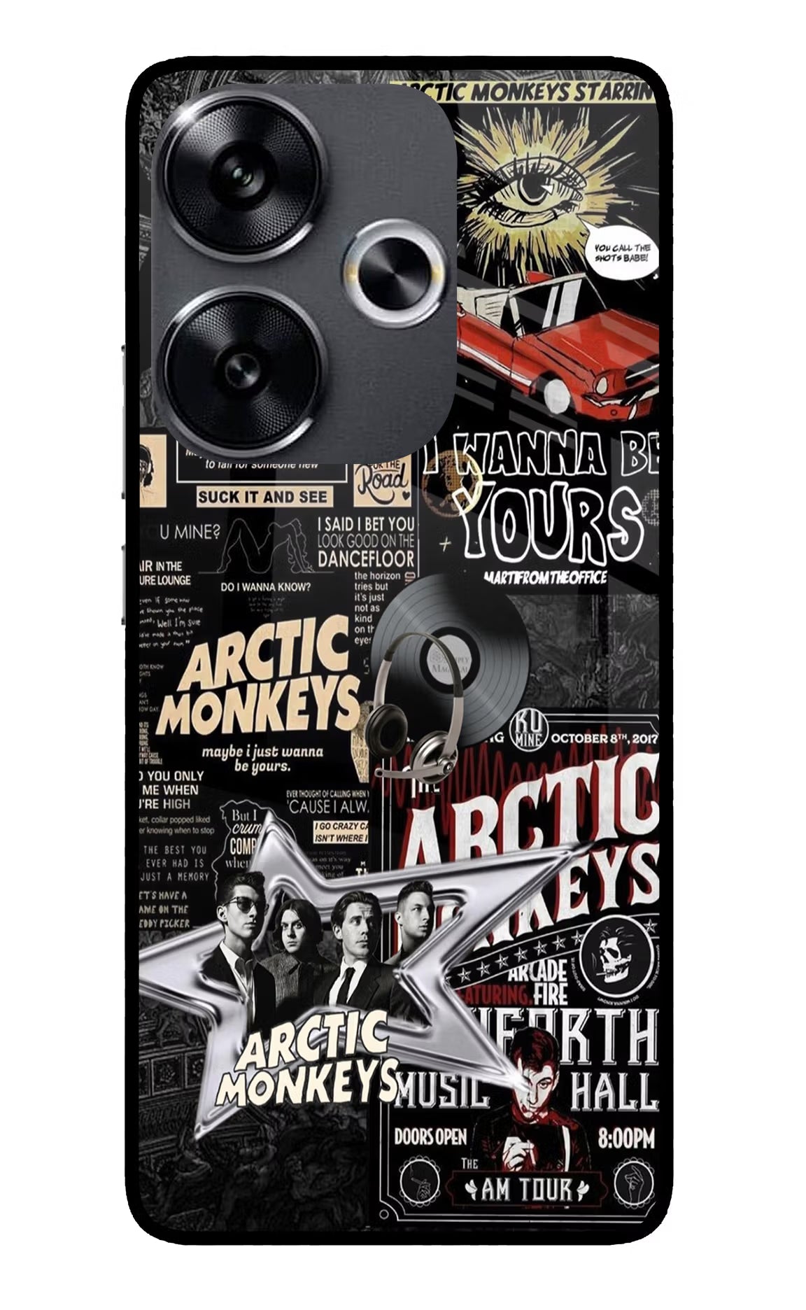 Arctic Monkeys Poco F6 5G Glass Case