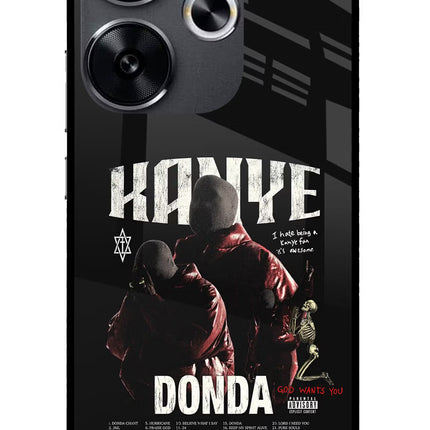 Donda Kanye West Poco F6 5G Glass Case