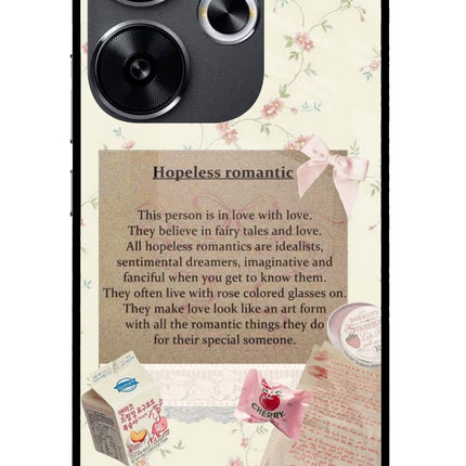 Hopeless Romantic Poco F6 5G Glass Case