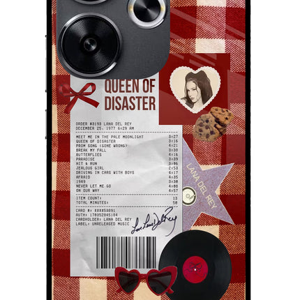 Queen of Disaster Poco F6 5G Glass Case