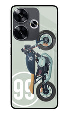 Classic Cafe Racer 99 Poco F6 5G Glass Case