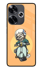 Undead Biker Poco F6 5G Glass Case