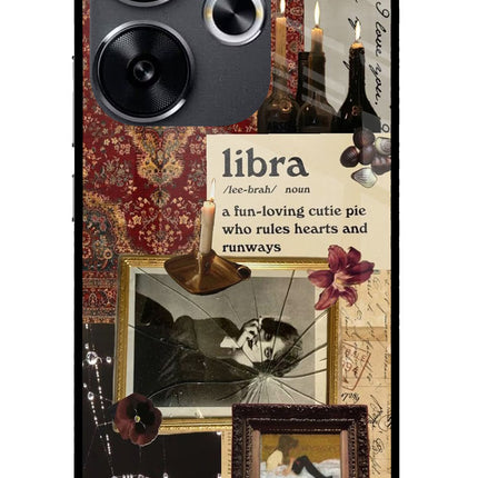 Libra Zodiac Poco F6 5G Glass Case
