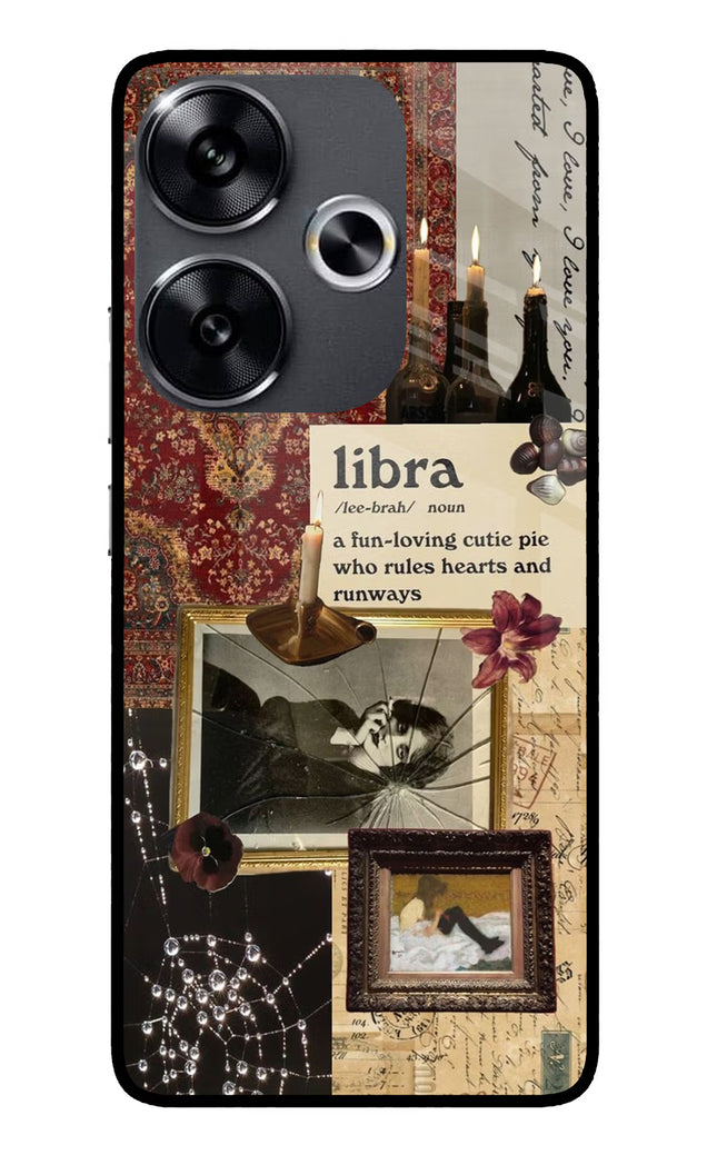 Libra Zodiac Poco F6 5G Glass Case