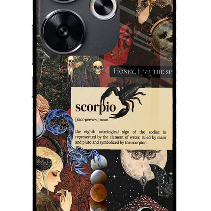 Scorpio Zodiac Poco F6 5G Glass Case
