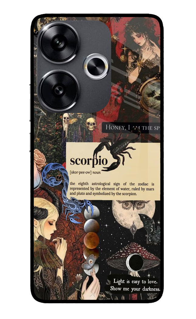 Scorpio Zodiac Poco F6 5G Glass Case